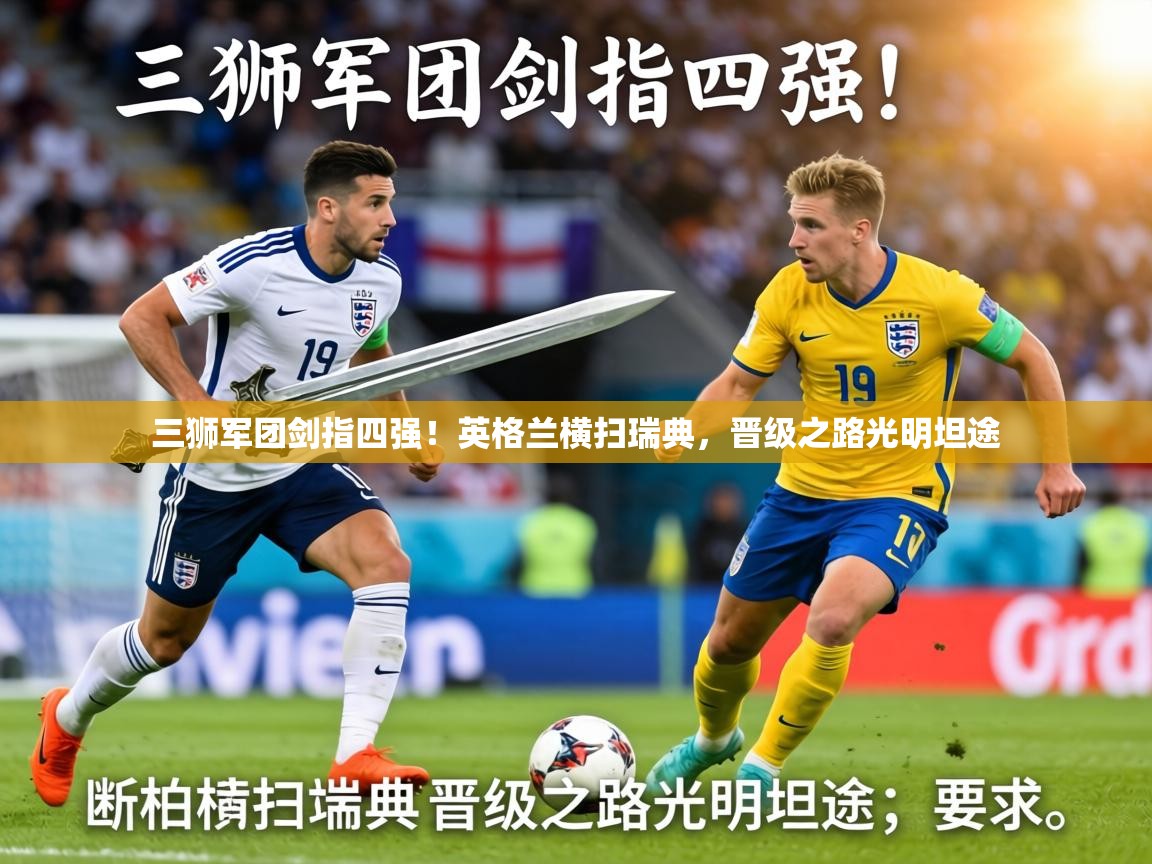 三狮军团剑指四强！英格兰横扫瑞典，晋级之路光明坦途  第1张